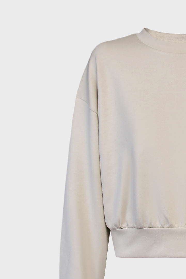 Marshmallow Sweatshirt Cream - Licci