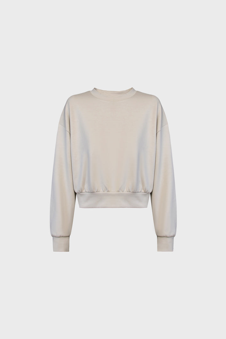 Marshmallow Sweatshirt Cream - Licci