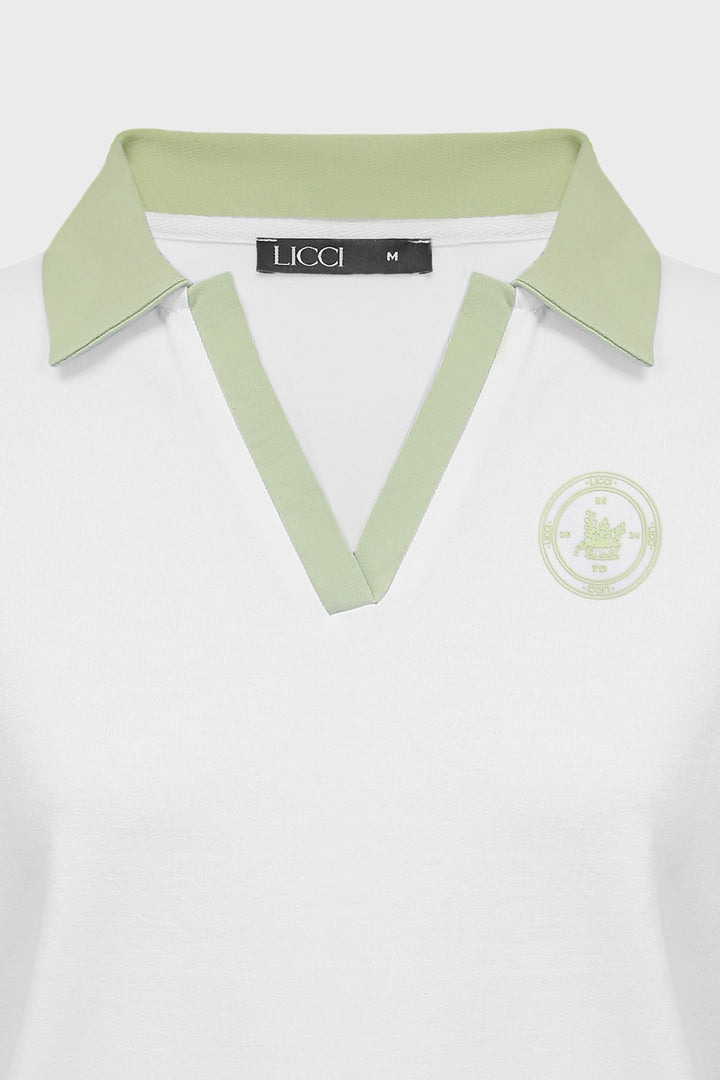Signature Polo With Licci Logo - Licci