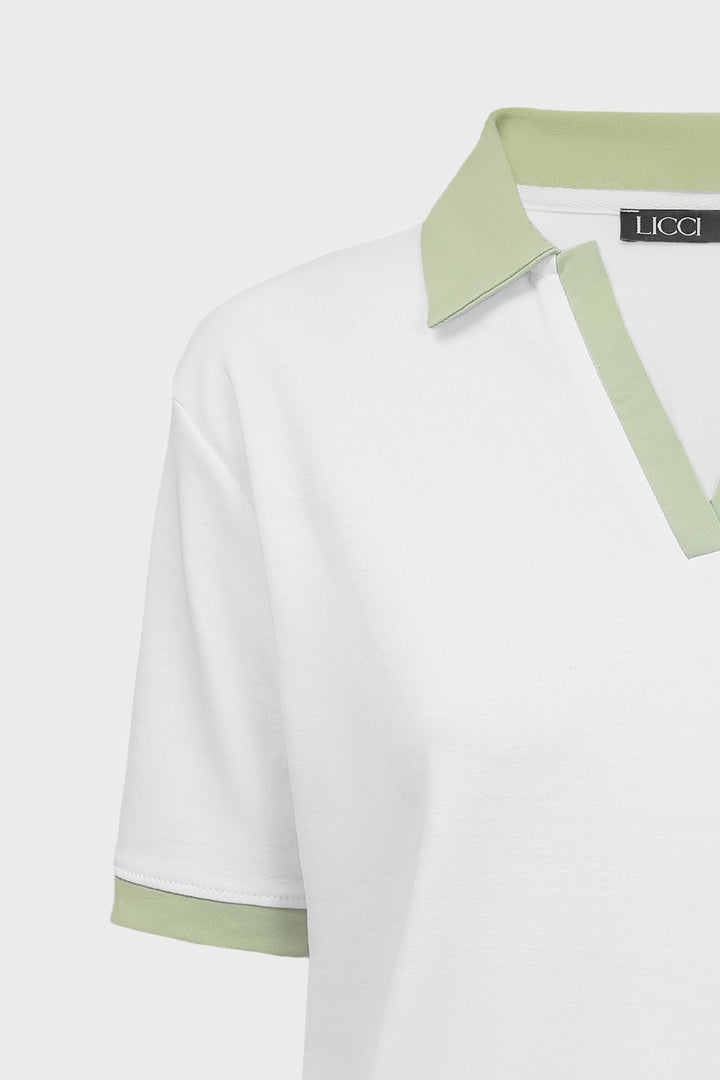Signature Polo With Licci Logo - Licci