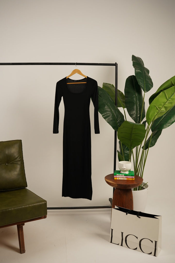 Earthen Long Sleeves Dress - Licci
