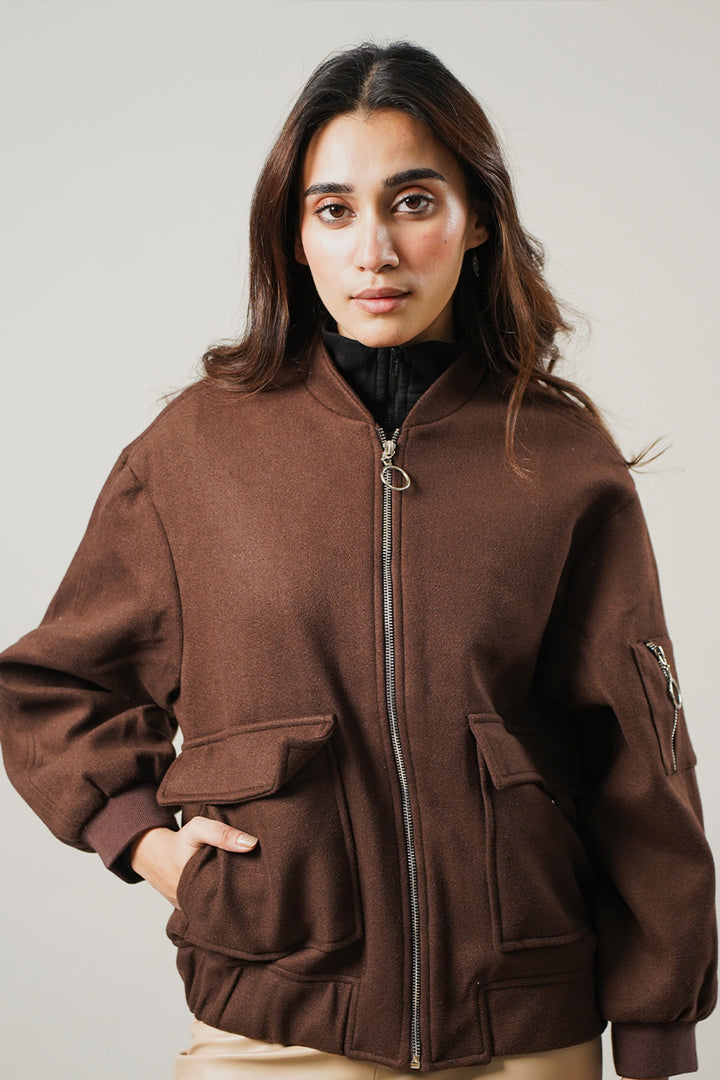 Swank Zip Front Top - Licci