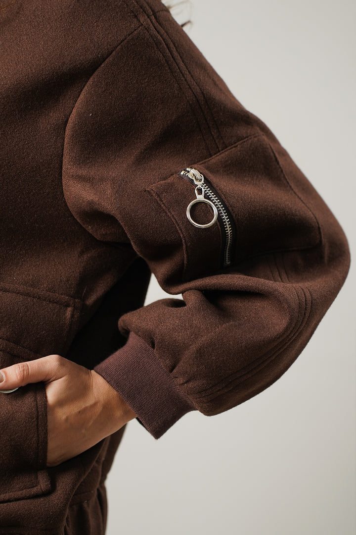 Swank Zip Front Top - Licci