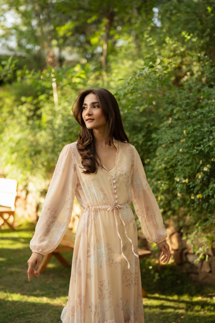 Petal Ruffled Dress - Licci