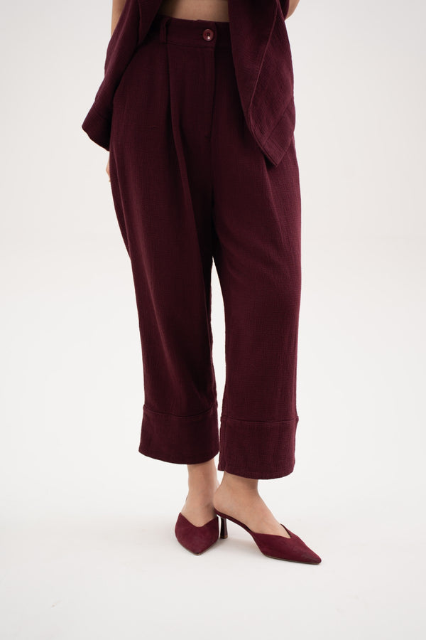 Russet Relaxed Fit Trousers