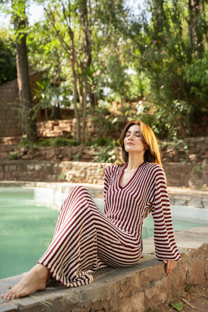 Tress Striped Dress - Licci