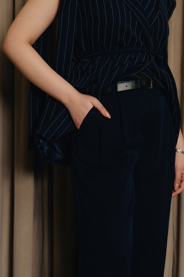 Inky Pleated Trouser