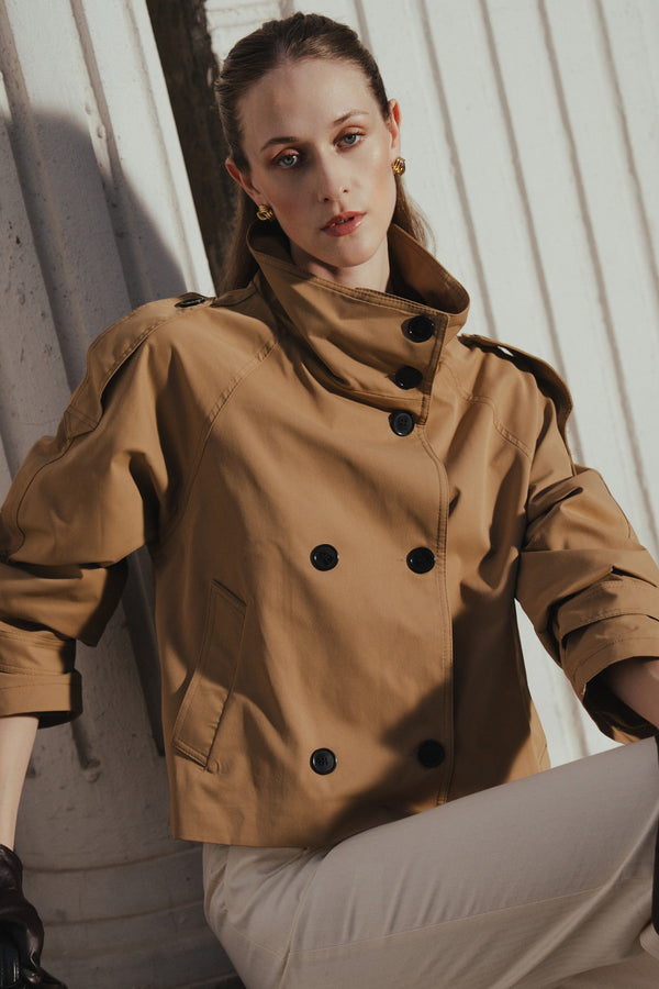 Sentimental Trench-Style Jacket