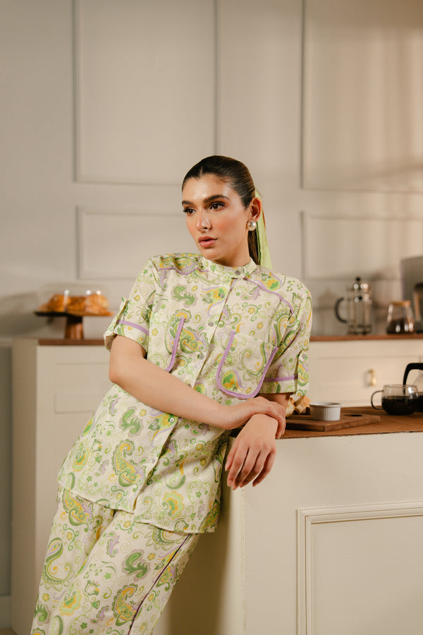 Allegro  Printed Button Up - Licci