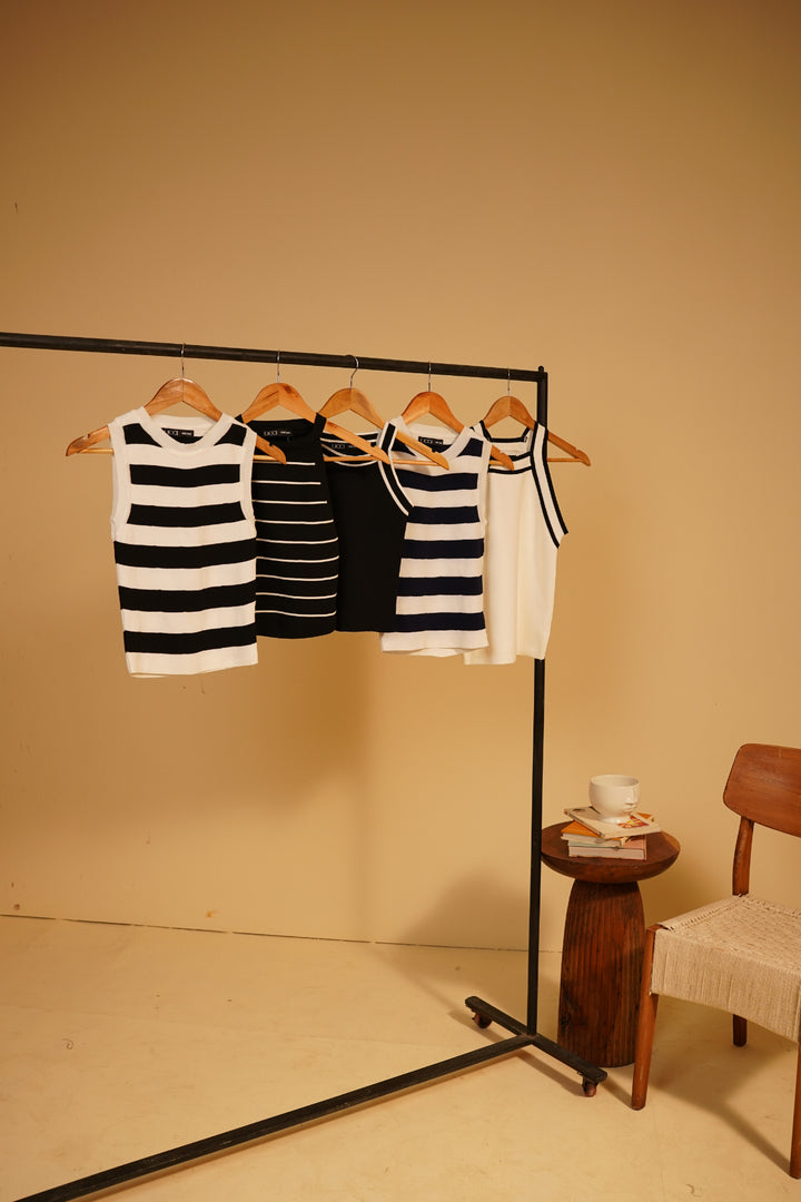 Elixir Contrast Hem Tank Top - Licci