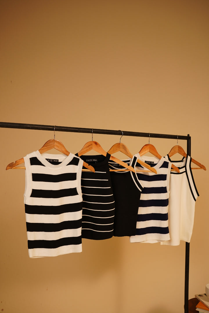 ELIXIR CONTRAST HEM TANK TOP - Licci